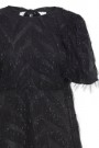 ICHI CHARLSTI Svart kjole med glitter thumbnail
