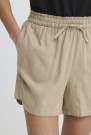 ICHI Linno Shorts – Varm beige thumbnail