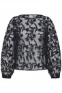 ICHI Balki Bluse – Svart thumbnail