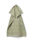 LEXINGTON Velour jacquardhåndkle med logo, Vintage Green 30x50cm thumbnail
