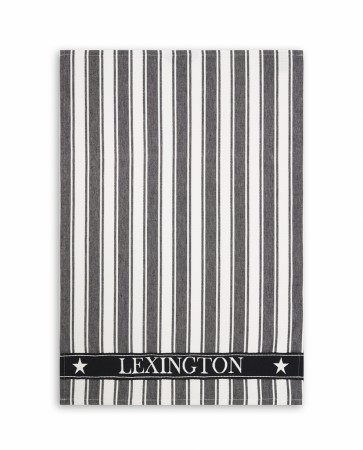 LEXINGTON Stripet Kjøkkenhåndkle Svart/Hvit