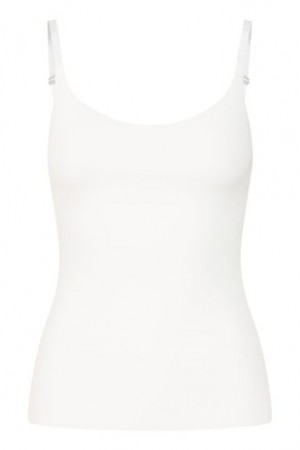 ICHI Siv singlet hvit