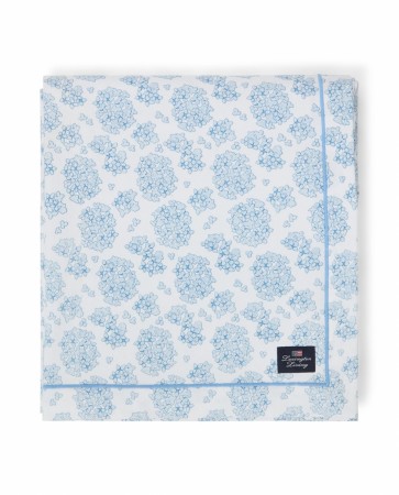 LEXINGTON Duk med hortensiablomst-print 150x250cm