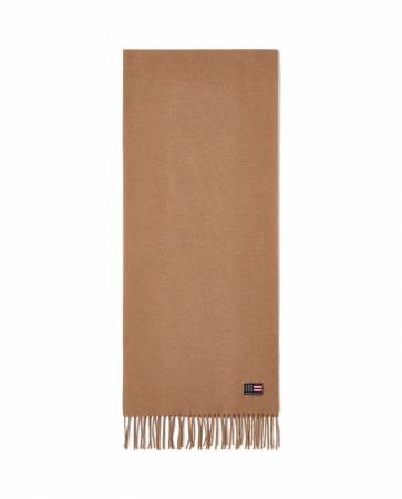 LEXINGTON skjerf i ullblanding – Camel
