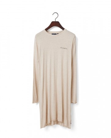 LEXINGTON Langermede Nattkjole, Lysebeige