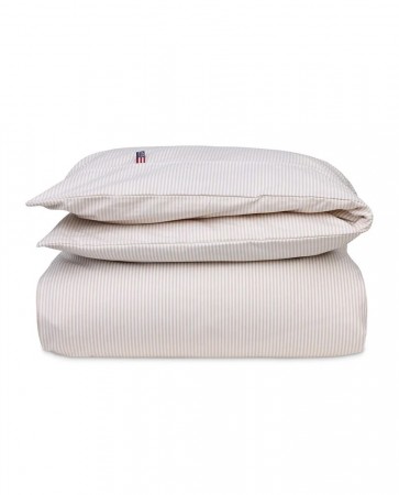 LEXINGTON Icons dynetrekk pinpoint baby beige/hvit 80x100cm