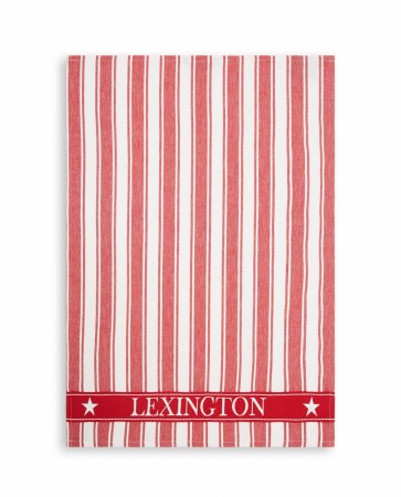 LEXINGTON Stripet Kjøkkenhåndkle Rød/Hvit