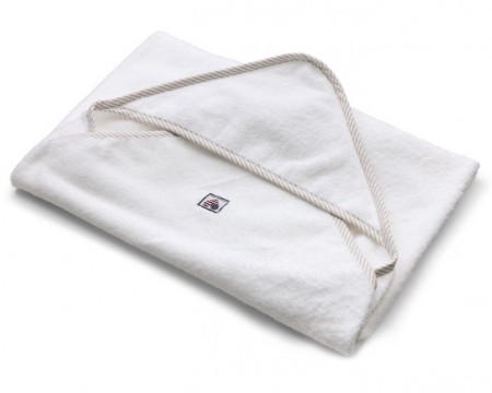 LEXINGTON Baby Badehåndkle Hvit/Beige