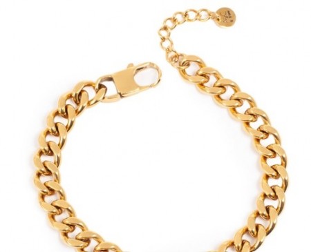 A&C Oslo Curb armbånd XL/unisex, Steel G