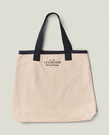 LEXINGTON Handlenett vevd jaquard, offwhite