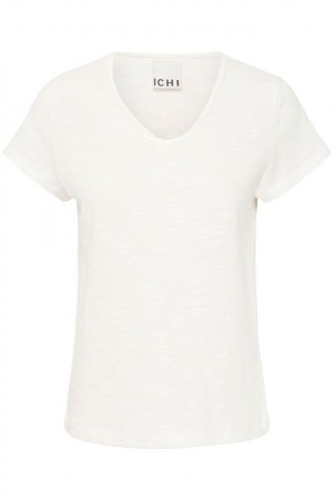 ICHI Nicola Hvit t-skjorte